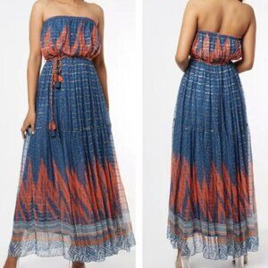 Anthropologie Verb Pallavi Singhee Nora Maxi Dress Size 10P New